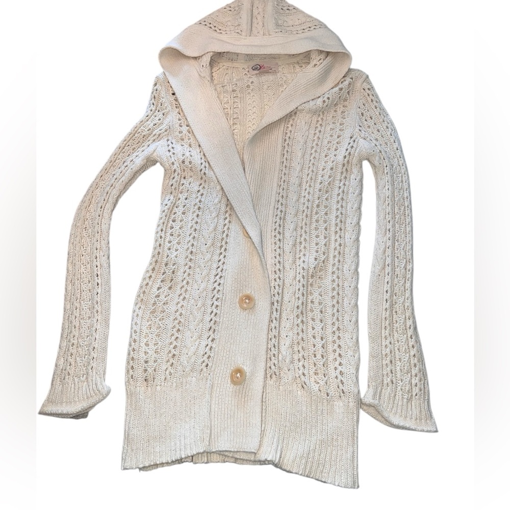 1969 Gap Limited Edition 100% Cotton Long Cardigan Size Medium Vintage